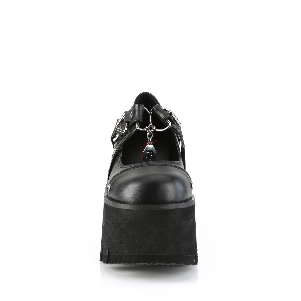 Demonia Cult Signature - "Ashes-33" Platforms - Black Vegan Leather