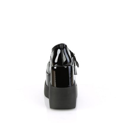 Demonia Cult New - "Void-38" Platforms - Black Patent