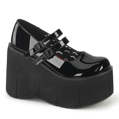 Demonia Cult New - "Kera-08" Platforms - Black Patent