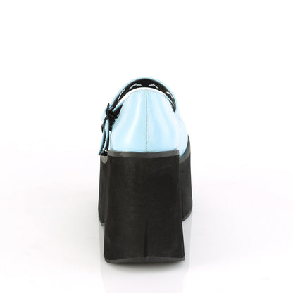Demonia Cult Top Pick - "Kera-08" Platforms - Baby Blue Vegan Leather