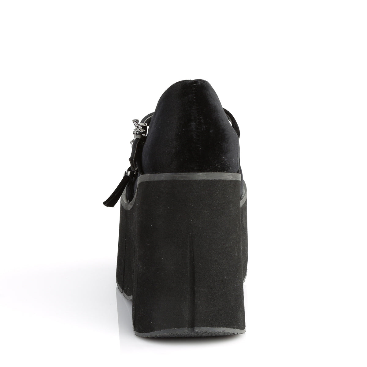 Demonia Cult Exclusive - "Kera-10" Platforms - Black Velvet