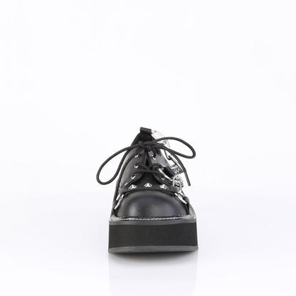 Demonia Cult Sale - "Emily-32" Platforms - Black Vegan Leather