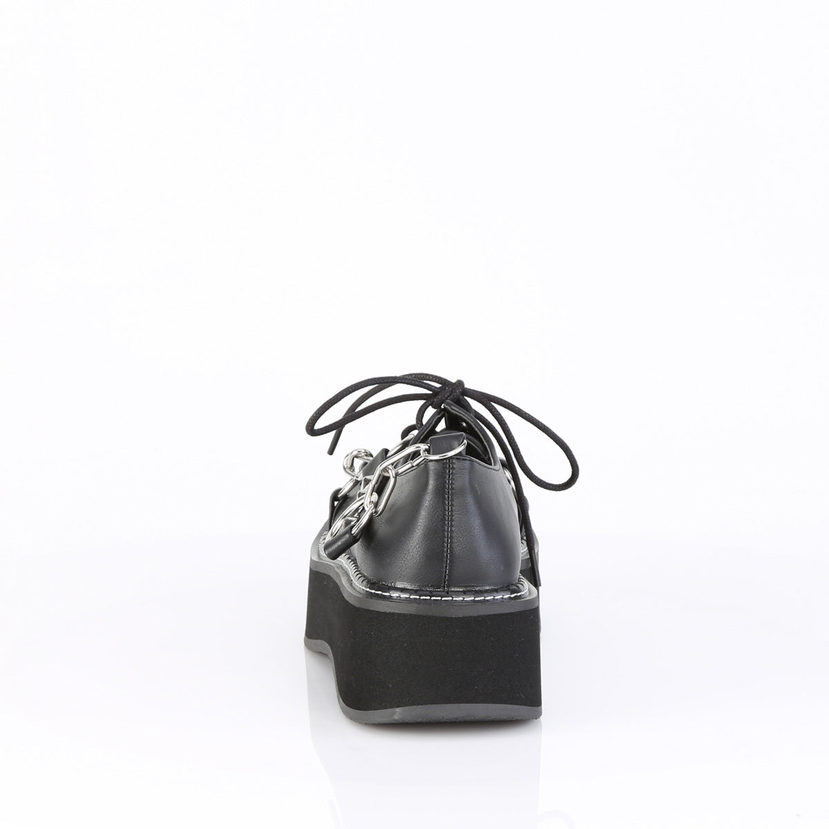 Demonia Cult Sale - "Emily-32" Platforms - Black Vegan Leather