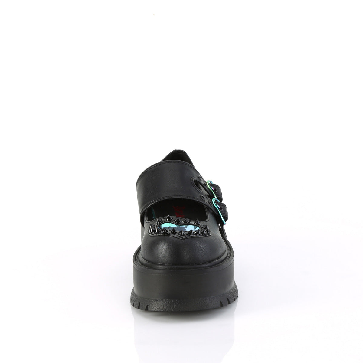 Demonia Cult Value - "Slacker-25" Platforms - Black Vegan Leather
