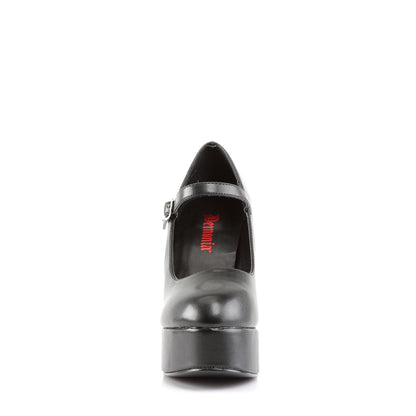 Demonia Cult Classic - "Dolly-50" Platforms - Black Vegan Leather