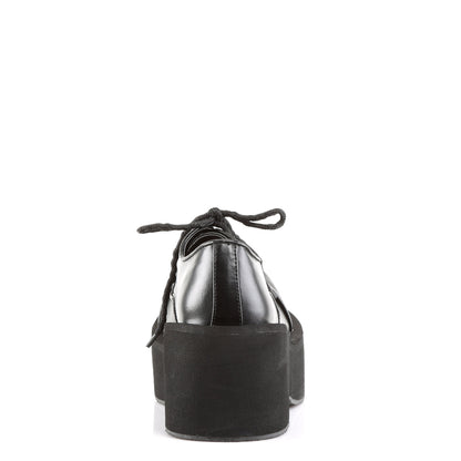 Demonia Cult Hot Sale - "Dank-101" Platforms - Black Vegan Leather