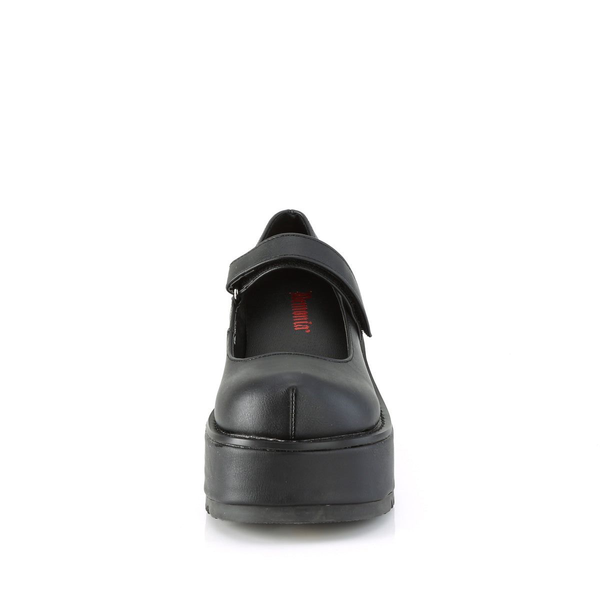 Demonia Cult Recommended - "Dollie-01" Platforms - Black Vegan Leather