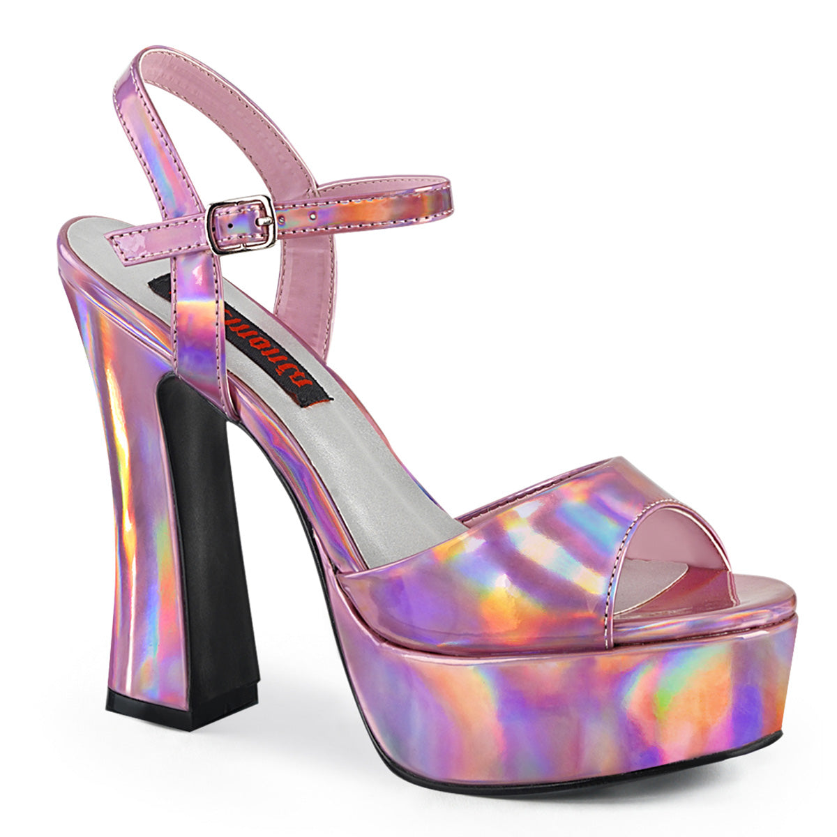 Demonia Cult Premium - "Dolly-09" Sandals - Pink Hologram