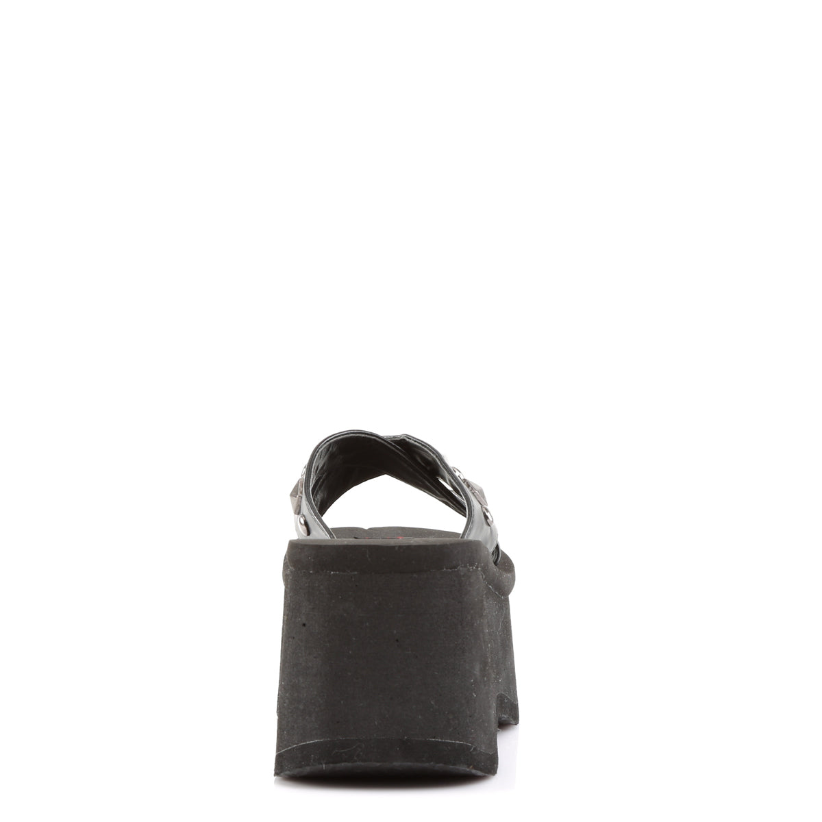Demonia Cult Value - "Funn-29" Sandals - Black Vegan Leather