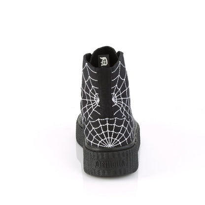 Demonia Cult New - "Sneeker-250" Sneakers - Black Canvas