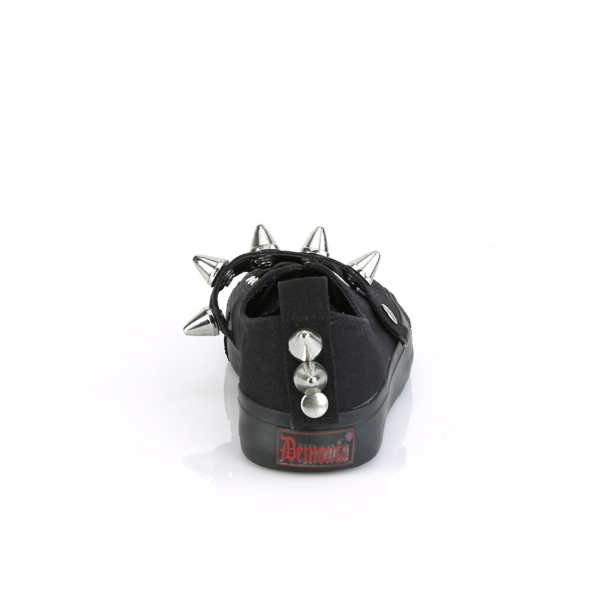 Demonia Cult Sale - "Deviant-04" Sneakers - Black Canvas