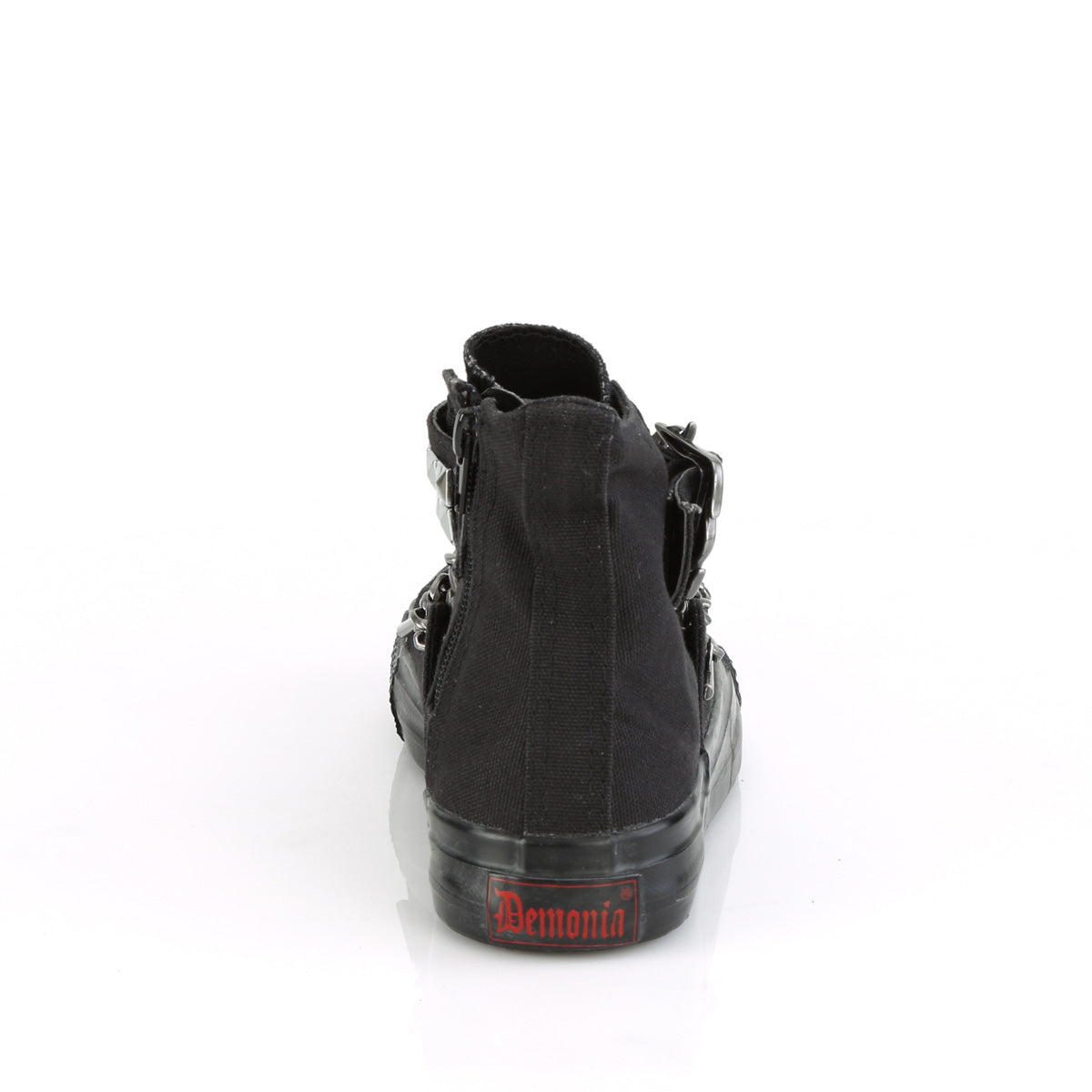 Demonia Cult Customer Favorite - "Deviant-110" Sneakers - Black Canvas