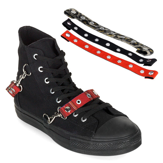 Demonia Cult Value - "Deviant-107" Sneakers - Black Canvas