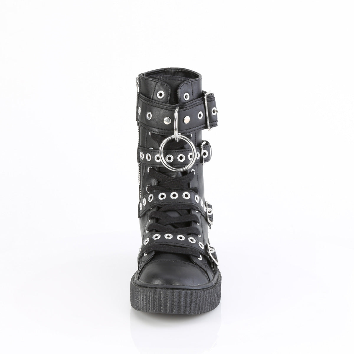 Demonia Cult Special Offer - "Sneeker-320" Sneakers - Black Vegan Leather