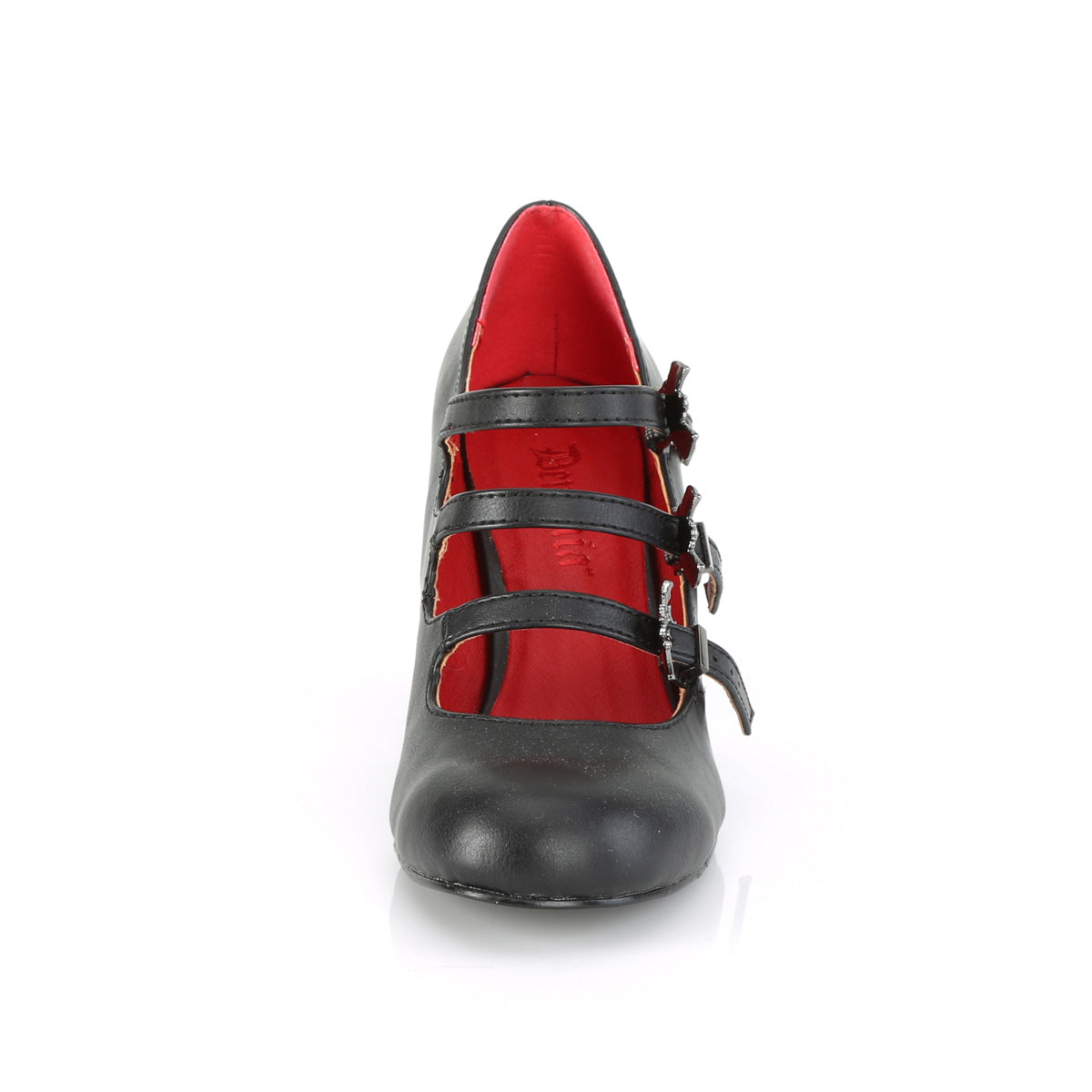 Demonia Cult Exclusive - "Vivika-38" Pumps - Black Vegan Leather