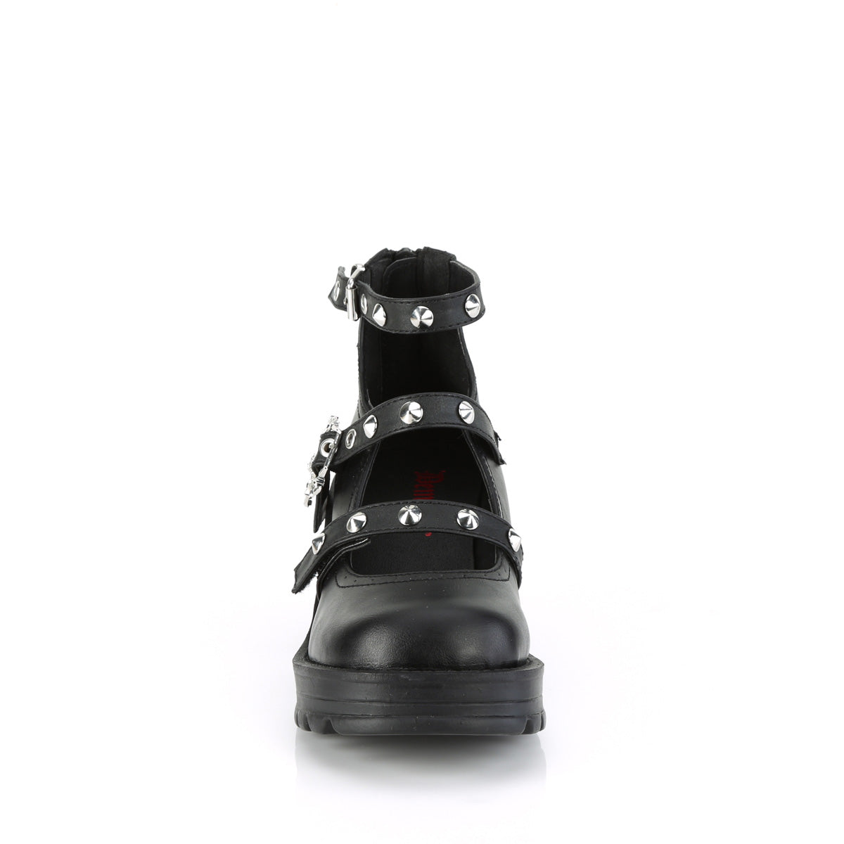 Demonia Cult Trending - "Bratty-30" Pumps - Black Vegan Leather