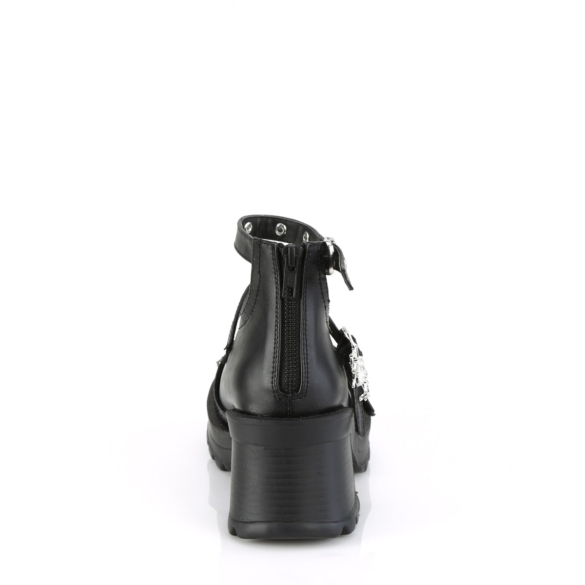 Demonia Cult Trending - "Bratty-30" Pumps - Black Vegan Leather