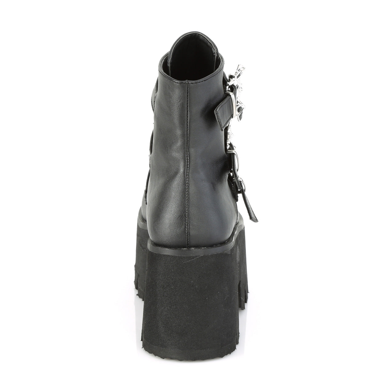 Demonia Cult Popular - "Ashes-55" Boots - Black Vegan Leather