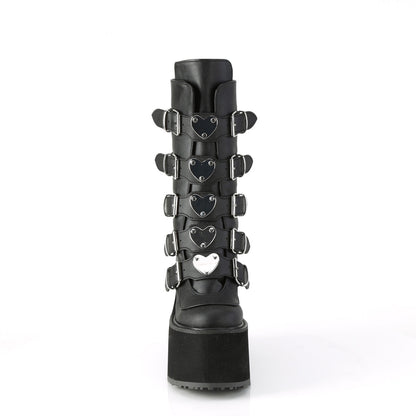 Demonia Cult Recommended - "Swing-230" Boots - Black Vegan Leather