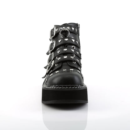 Demonia Cult Deals - "Emily-315" Boots - Black Vegan Leather