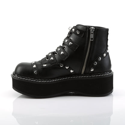 Demonia Cult Deals - "Emily-315" Boots - Black Vegan Leather