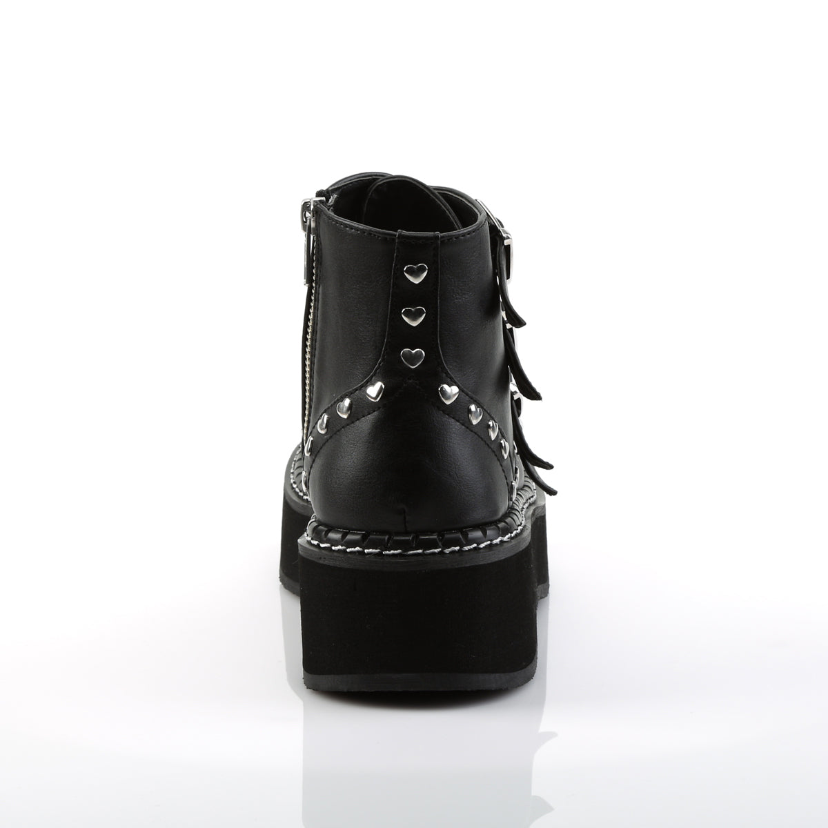 Demonia Cult Deals - "Emily-315" Boots - Black Vegan Leather