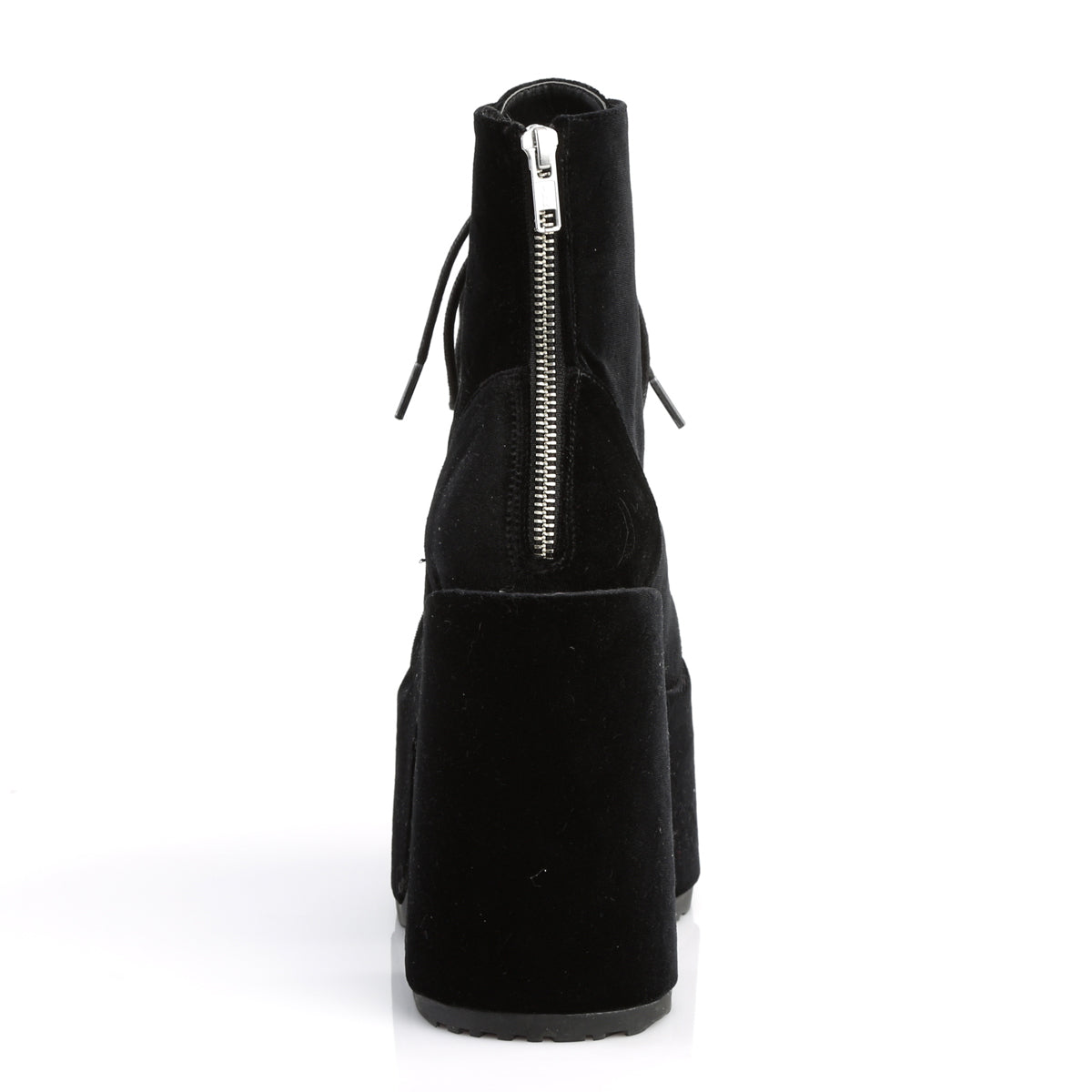 Demonia Cult Deals - "Camel-203" Boots - Black Velvet