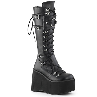 Demonia Cult Featured - "Kera-200" Boots - Black Vegan Leather