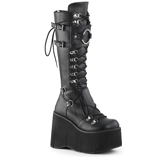 Demonia Cult Featured - "Kera-200" Boots - Black Vegan Leather