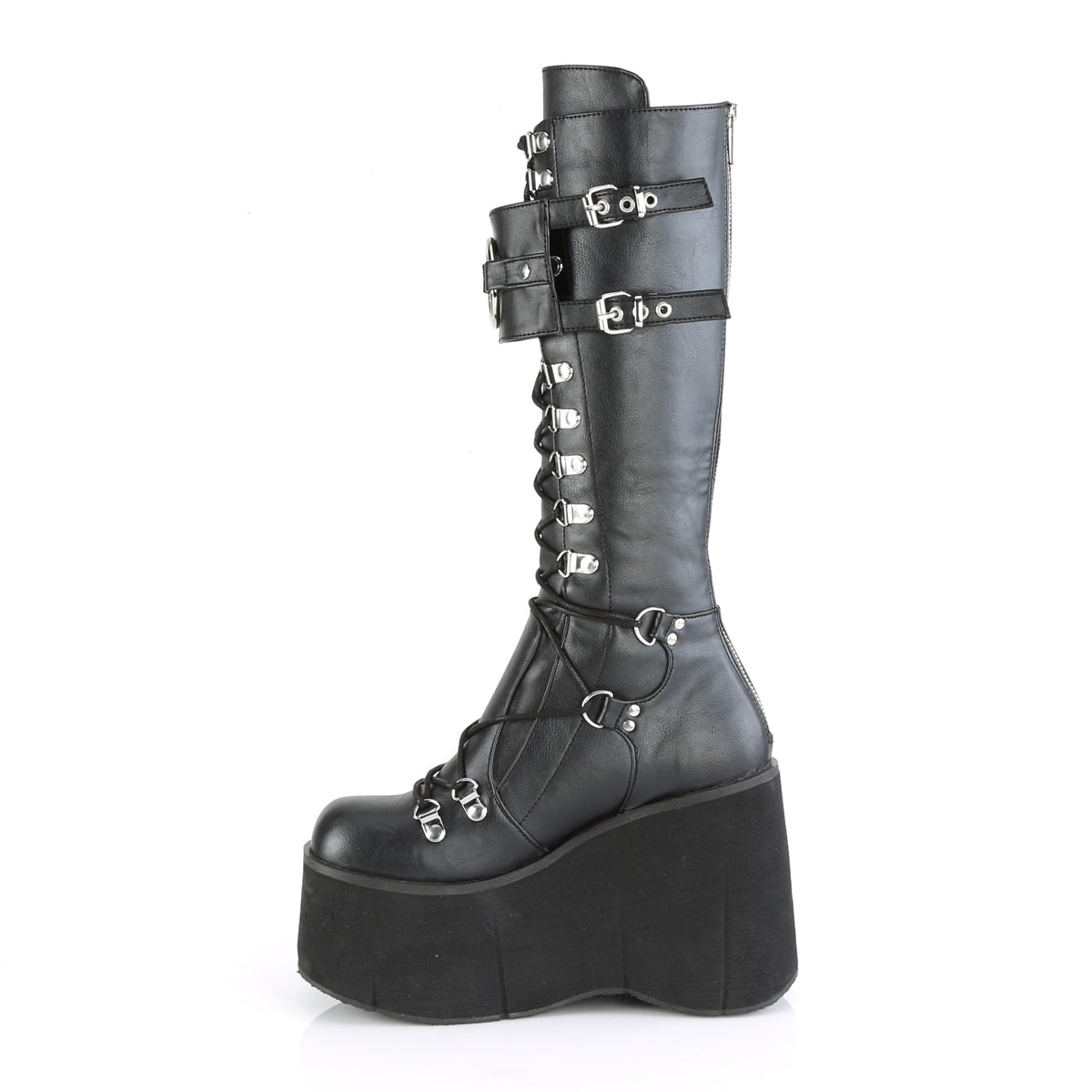 Demonia Cult Featured - "Kera-200" Boots - Black Vegan Leather