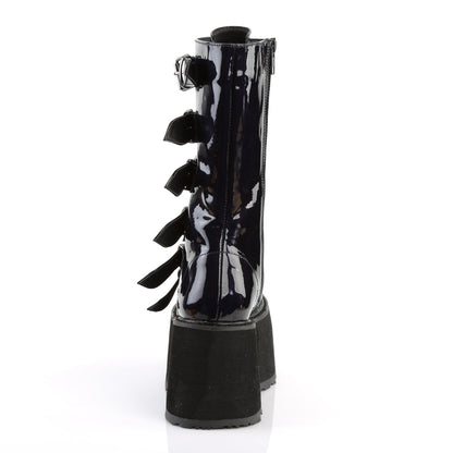 Demonia Cult Value - "Damned-225" Boots - Black Hologram Vegan Leather