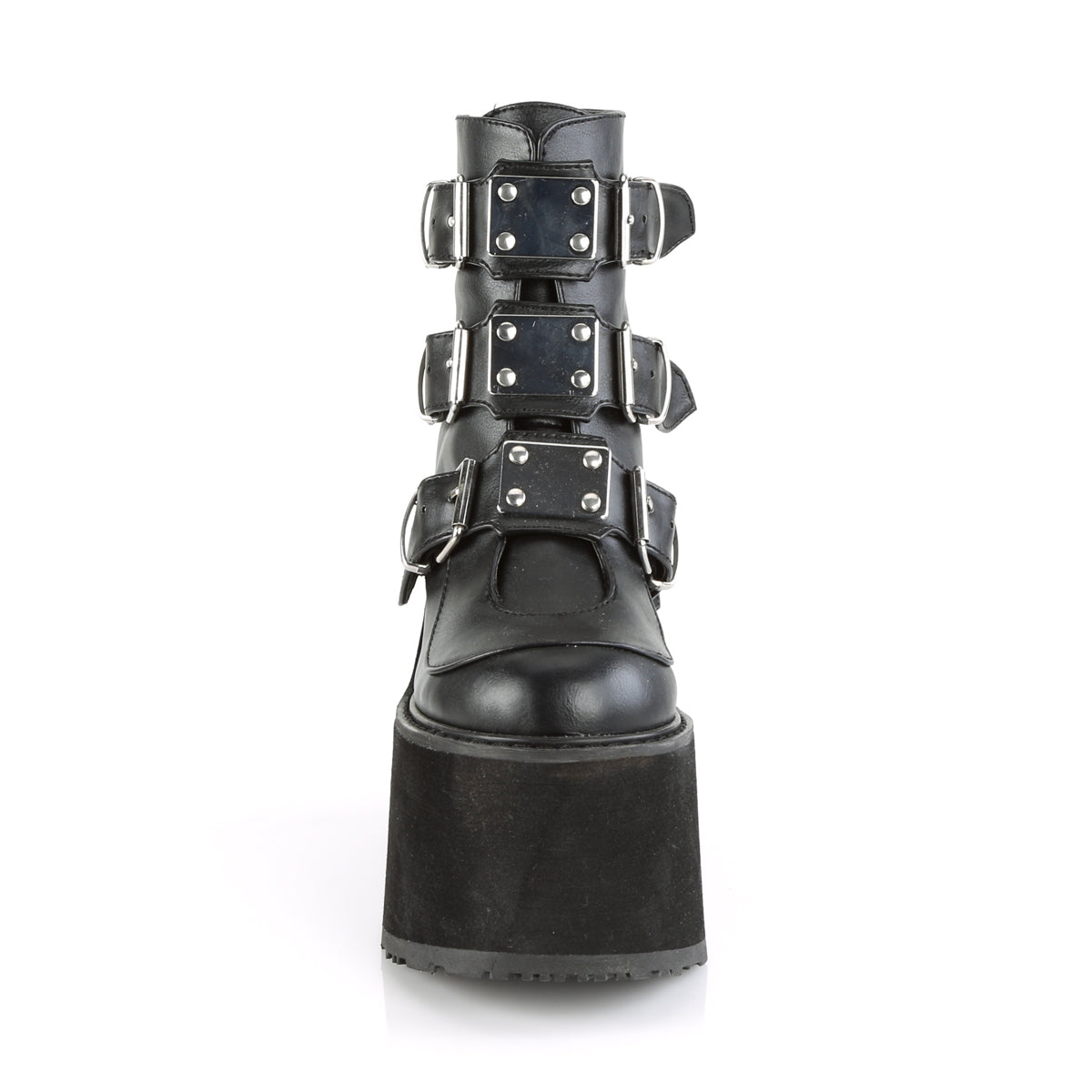 Demonia Cult Premium - "Swing-105" Boots - Black Vegan Leather