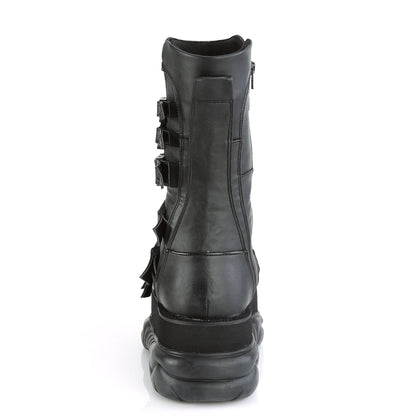 Demonia Cult Customer Favorite - "Neptune-210" Boots - Black Vegan Leather