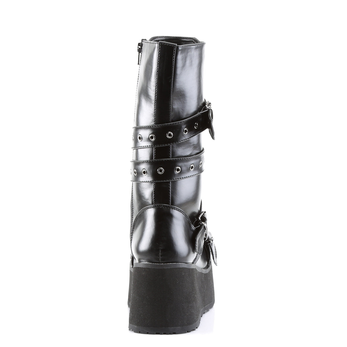 Demonia Cult Everyday - "Trashville-205" Boots - Black Vegan Leather