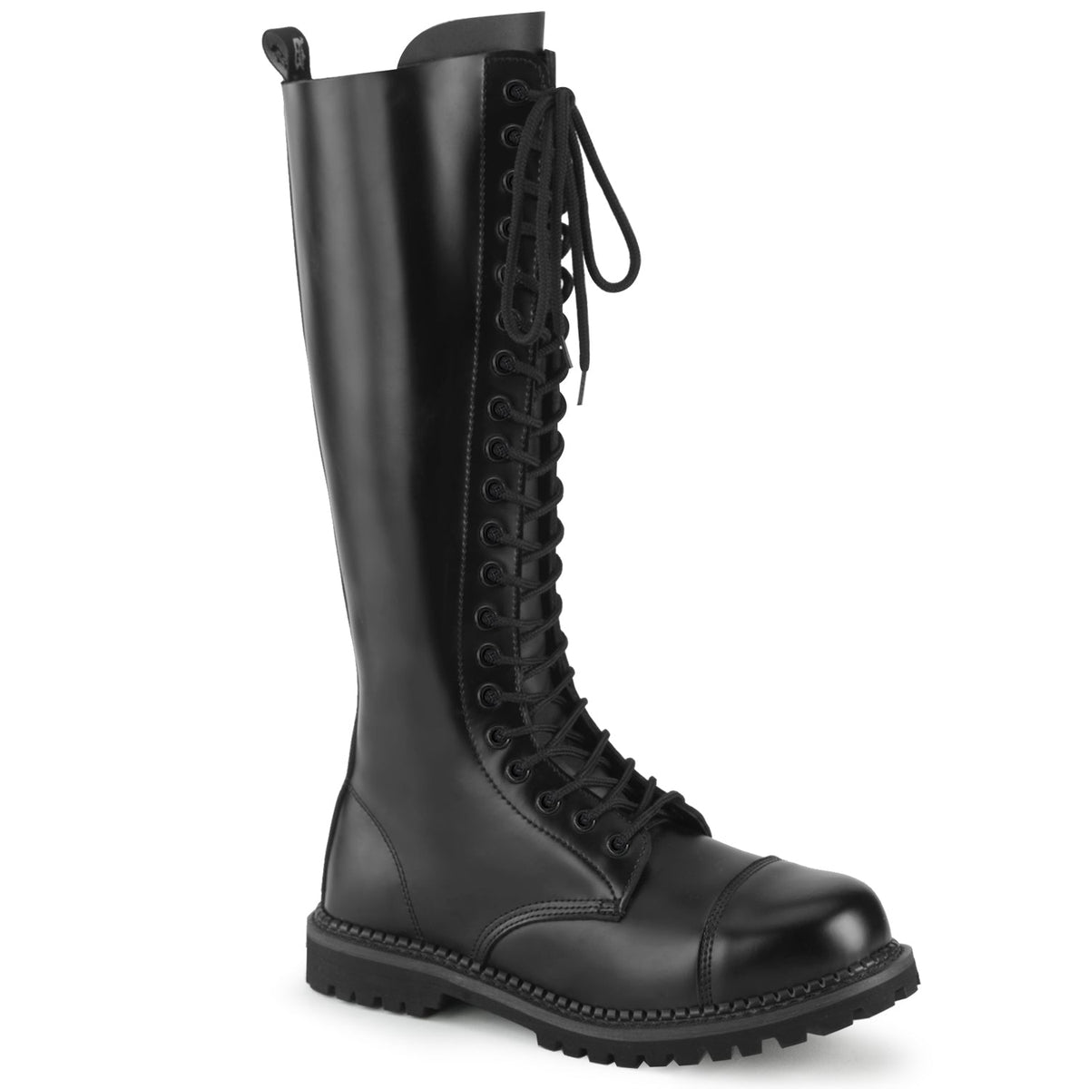 Demonia Cult Deals - "Riot-20" Boots - Black Leather