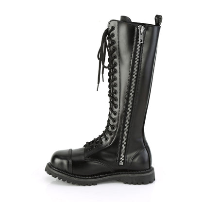 Demonia Cult Deals - "Riot-20" Boots - Black Leather