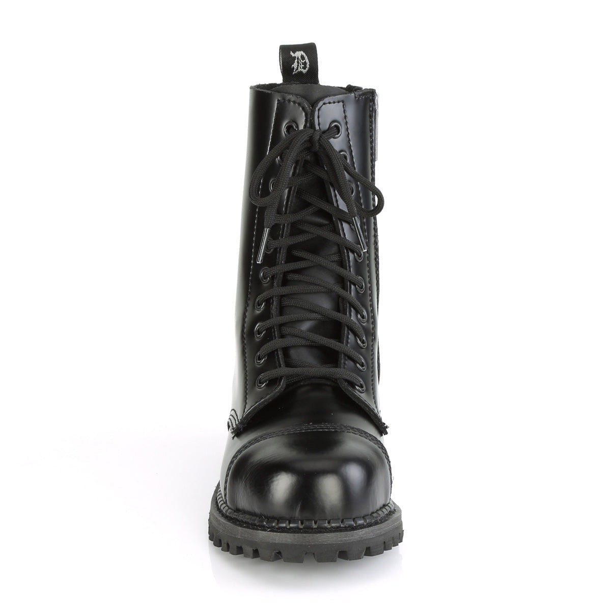 Demonia Cult Best Price - "Riot-10" Boots - Black Leather