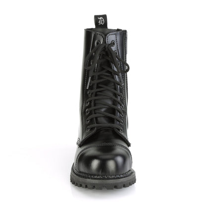Demonia Cult Best Price - "Riot-10" Boots - Black Leather