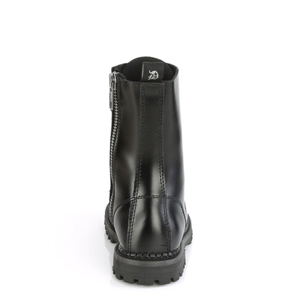 Demonia Cult Best Price - "Riot-10" Boots - Black Leather