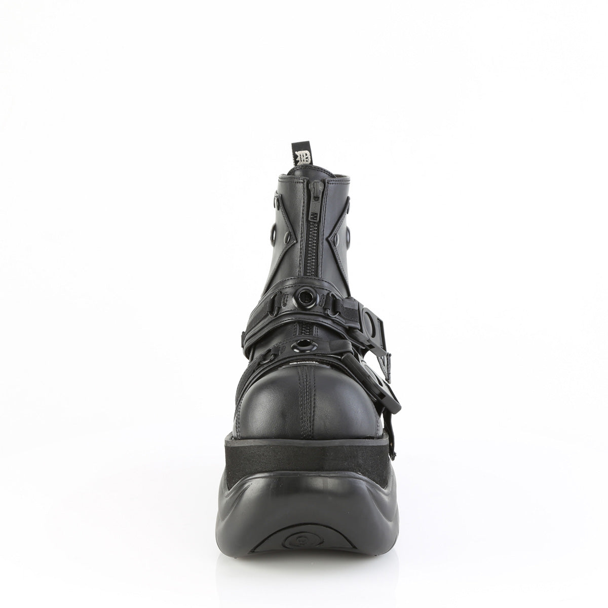 Demonia Cult Smart Buy - "Boxer-60" Boots - Black Vegan Leather