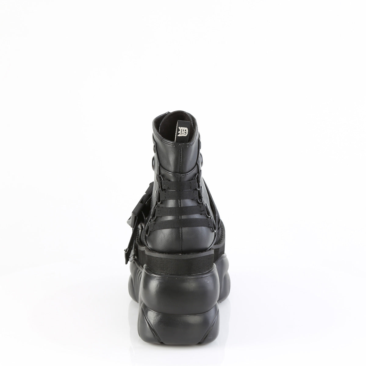 Demonia Cult Smart Buy - "Boxer-60" Boots - Black Vegan Leather