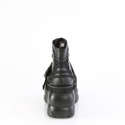 Demonia Cult Smart Buy - "Boxer-60" Boots - Black Vegan Leather