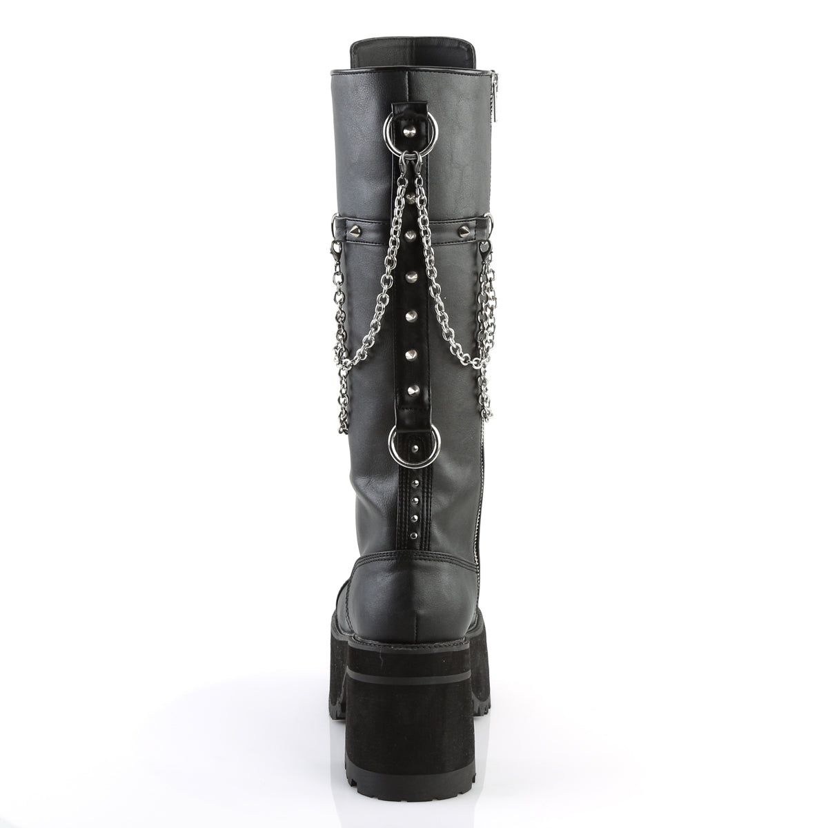 Demonia Cult Recommended - "Ranger-303" Boots - Black Faux Leather