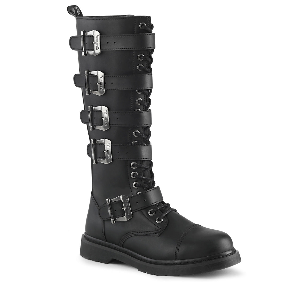 Demonia Cult Best Price - "Bolt-425" Boots - Black Vegan Leather