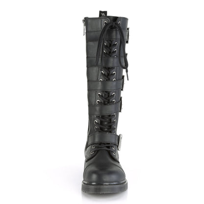 Demonia Cult Best Price - "Bolt-425" Boots - Black Vegan Leather