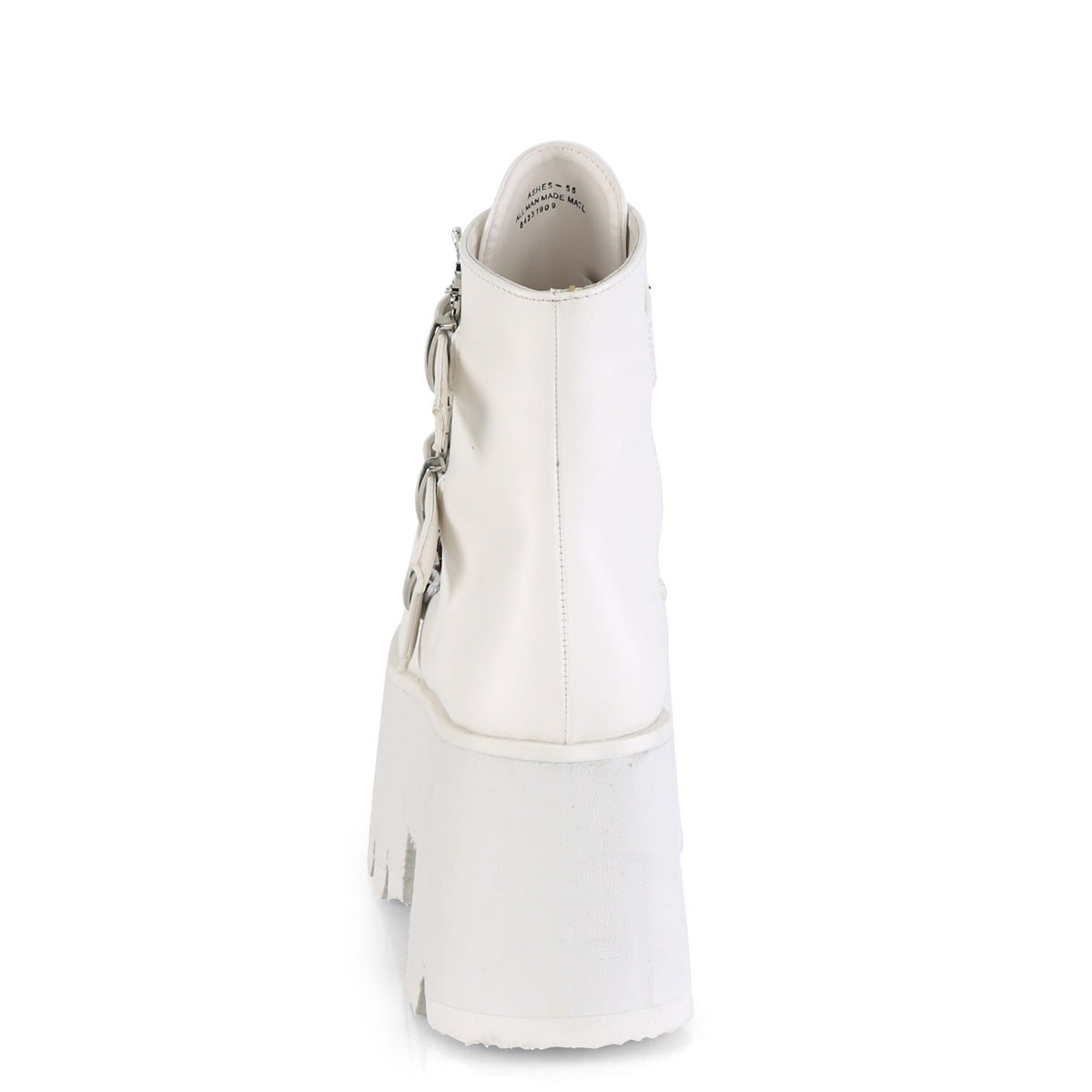 Demonia Cult Great Value - "Ashes-55" Boots - White Vegan Leather
