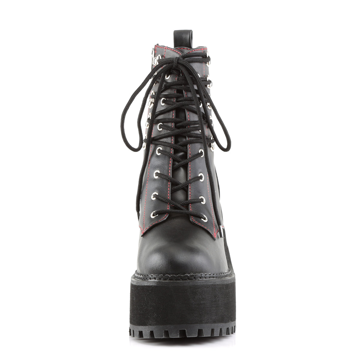 Demonia Cult Discount - "Assault-100" Boots - Black Vegan Leather