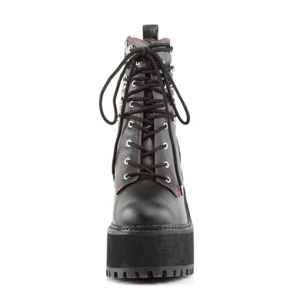 Demonia Cult Discount - "Assault-100" Boots - Black Vegan Leather