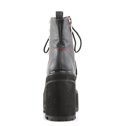 Demonia Cult Discount - "Assault-100" Boots - Black Vegan Leather