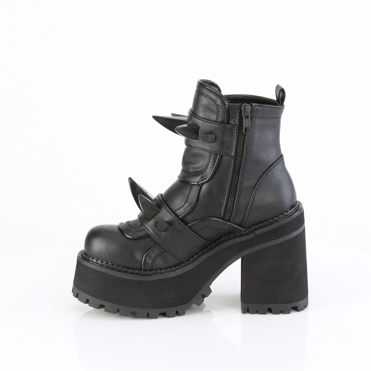 Demonia Cult Special Offer - "Assault-72" Boots - Black Vegan Leather
